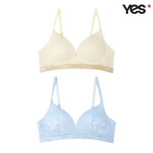 [예스]컴포트 레이스 노와이어 브라 YSWBZA13