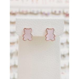 볼라레 세이브존03 곰돌이 천연 자개 귀걸이 SAVspe1113