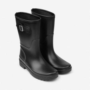 [월드컵]슈넬 버클 미드 롱 러버 레인부츠 고무장화