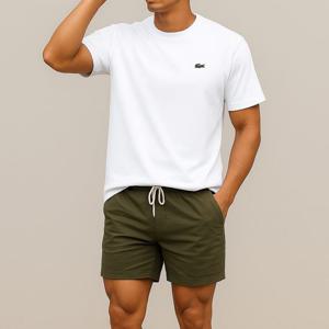 [라코스테]라코스테 클래식 남성 반팔티 화이트 TH6709-001