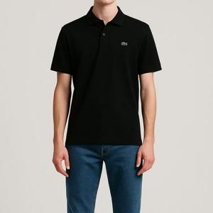 [라코스테]라코스테 클래식핏 반팔티 폴로티 카라티 블랙 L1212-031