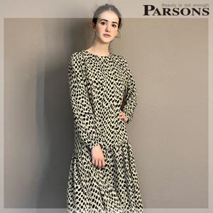 [파슨스] [Here where] Dots Flare Dress (WHRN9OP02)