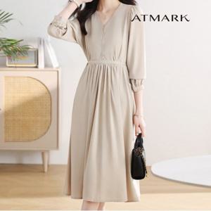 ATMARK (77까지)내추럴스트랩퍼프원피스_AA41OP036G