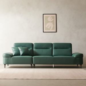 파로마 솔트 제드 4인 천연면피 통가죽 소파 msi032