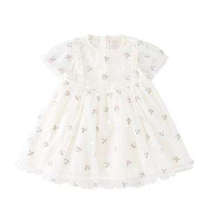 [밍크뮤](IV)샤를뮤레이스자수원피스 34111-400-05