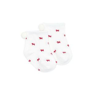 (HP)블루독베이비(임신축하출산선물) RD)도기BI폼폼양말 (44170-011-09)