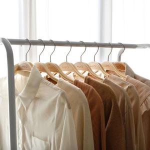 회전고리 원목 실리콘 논슬립 옷걸이 20개