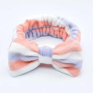 [리더스]  부드러운 극세사 세안 리본 깜찍 헤어밴드