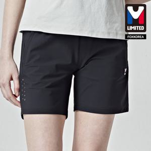 엠리밋 여성 5부 스판 팬츠 블랙 - LGTSP54616