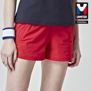 엠리밋 여성 3부 스판 팬츠 레드 - LGTSP54480