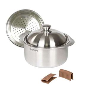 키친아트 프리미오 통3중 일체형 인덕션 냄비24찜솥