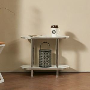 우아미가구 파사디 2단 다용도 선반 스틸 장식장 600