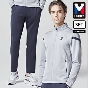 엠리밋 남성 니트 트레이닝 세트 엘그레이 - LGTSF20112