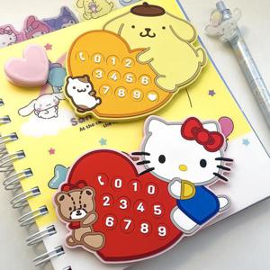 산리오캐릭터즈 차량용 논슬립 주차번호판 핸드폰번호알림판