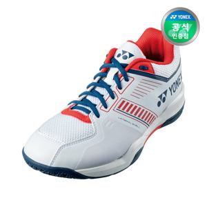요넥스 배드민턴화 SHB-SF1WEX 2024 남녀공용 화이트레드