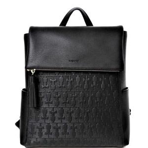 [에스콰이아]소프트 바디 테슬 포인트 스퀘어 쉐입 그레이스 백팩 EC0FHB6460BK