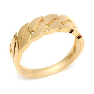 [비앤비골드] 14K 와일드 볼드 체인 남성 반지 RCM14062