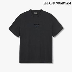 [엠포리오 아르마니]남성 플록 이글 크루넥 반팔 티셔츠(A514126079)