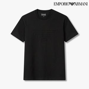 [엠포리오 아르마니]남성 이글 로고 자카드 반팔 티셔츠(A514126087)