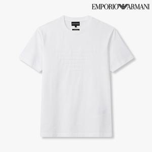 [엠포리오 아르마니]남성 이글 로고 자카드 반팔 티셔츠(A514126089)
