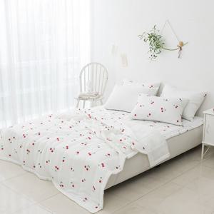 케렌시아 체리 시어서커 이불단품 퀸