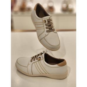 금강제화 랜드로바 여성 광폭 밴드 스니커즈 화이트 LANOXH2921WG9