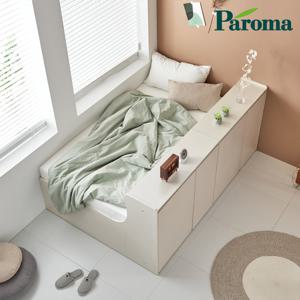 파로마 라인 메이엔 옷장 수납장 파티션 침대 매트포함 SS