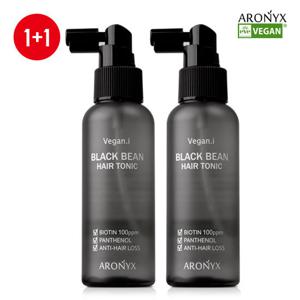 [아로닉스]비건아이 블랙빈 탈모 헤어 토닉 100mlx2