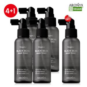 [아로닉스]비건아이 블랙빈 탈모 헤어 토닉 100ml 4+1+쇼핑백아