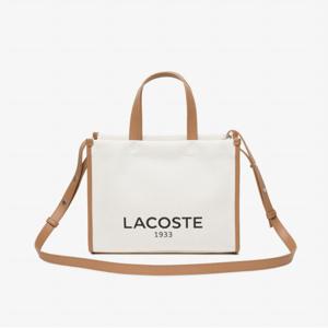 라코스테 공식 여성 헤리티지 캔버스 탑핸들 크로스백 NF4641T54G K02