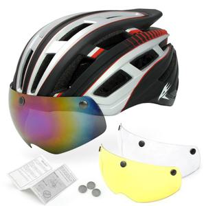 자전거 고글 헬멧 안전모 후미등 4블랙그레이레드[WC43761]