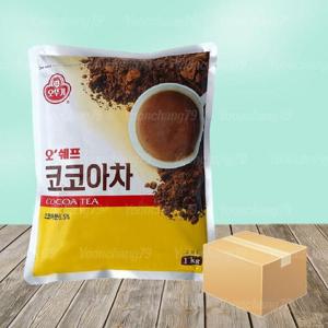 오뚜기 오쉐프 코코아차 1kg x 12개(1박스) 핫초코