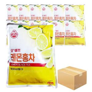 오뚜기 레몬 홍차 1kg x 12개입 자판기용 과일차 리필