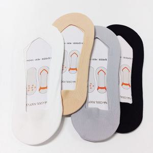 여름 남녀 골지 쿨 아이스 페이크삭스[W9015F4]