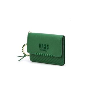 [닥스ACC] [선물포장]여성 그린 가죽 카드지갑 DCHO4E162