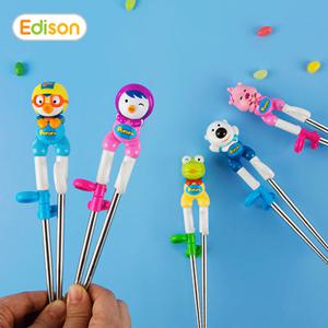 에디슨 입체스텐 젓가락 1단계(뽀로로/패티/크롱/루피/포비)