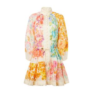 라움 여성  품절임박ZIMMERMANN 베이지 스트랩 린넨 긴팔원피스 CWDR3F048MU