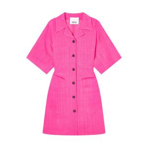 라움 여성  클리어런스ERIKA CAVALLINI 핑크 포켓배색 블라우스 CWBL3E047P2