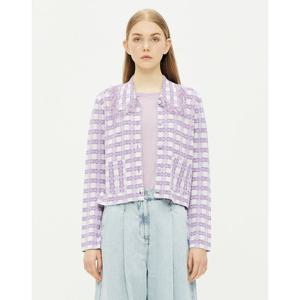 라움 여성  HARTFORD 바이올렛 스트레치 면 반팔티셔츠 CWTS2E271V1