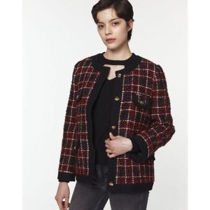라움 여성  시즌오프ANINE BING 레드 포켓 울혼방 트위드자켓 CWJA3F494R3