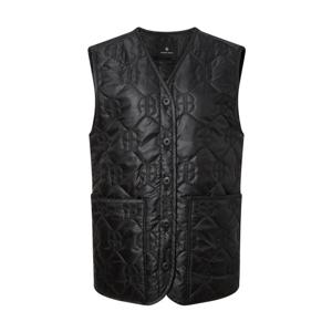 라움 여성  ANINE BING 블랙 퀼팅 베스트 CWVE3E665BK