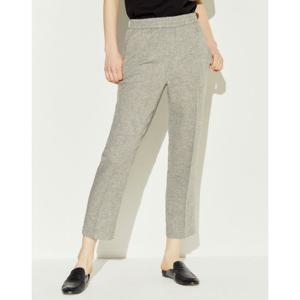 라움 여성  ERIKA CAVALLINI 베이지 스트레치 린넨혼방 밴딩팬츠 CWPA2E041I2