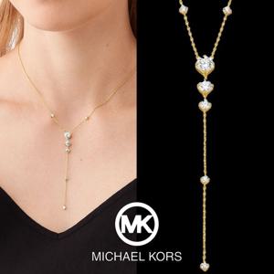 마이클 코어스 16607058 여자 14K 도금 실버 올가미 목걸이