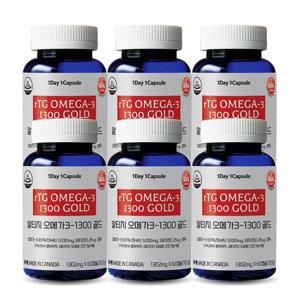 [통라이프][통라이프]알티지 오메가3-1300 골드(60정) 6병