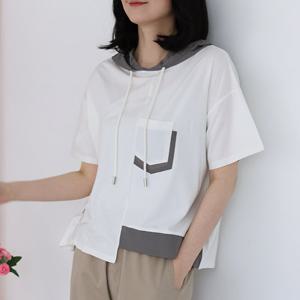 [웬디즈갤러리]티아니 후드 반팔티셔츠 NTS106