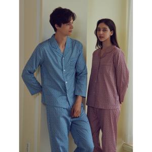 [비너스]커플 행복한부엉이나염 실켓면커플잠옷VPA4393WM