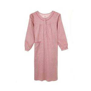 [비너스]여성배붙지않는 원피스 부엉이나염 실켓면잠옷VGN4393