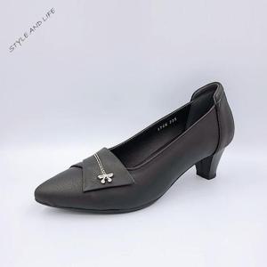 발편한 양가죽 여성정장구두 빅260  swm24025-블랙