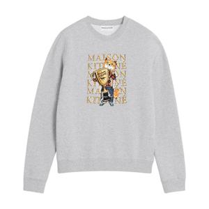 [메종키츠네] 폭스 챔피언 맨투맨/그레이/LM00311KM0001 H120