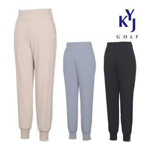 여름 사방스판 보정밴드 발목트임 여성 조거 팬츠 DOMLJG02